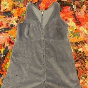 Free People Corduroy jumper dress